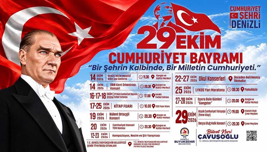 Denizli Buyuksehirden Cumhuriyetin 103 Yilina Ozel Kutlama 1