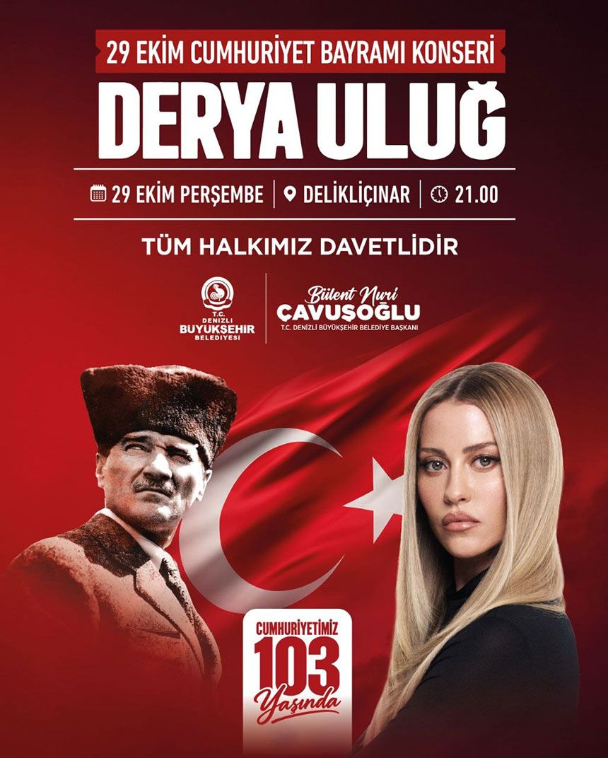 Denizlide Cumhuriyetin 103 Yili Coskuyla Kutlanacak 2