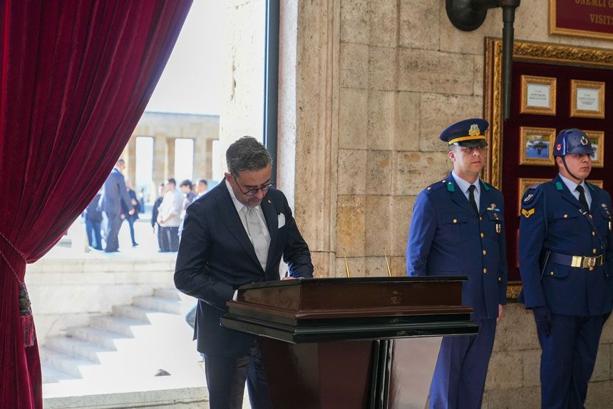 Dso Heyetinden Ankara Cikarmasi Anitkabirde Uretim Sozu Tobbda Titanyum Yatirimi Zirvesi2