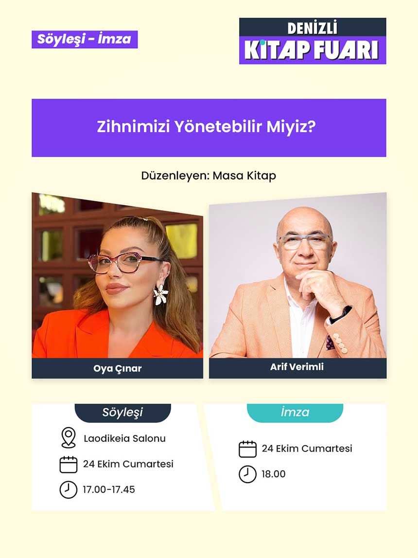 Edebiyatin Kalbi Denizlide Atacak Murathan Mungandan Sinan Meydana Dev Isimler Kitap Fuarin 2
