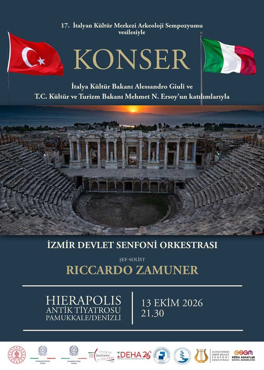 Hierapolis Antik Tiyatrosu’nda İtalya Türkiye Dostluk Konseri