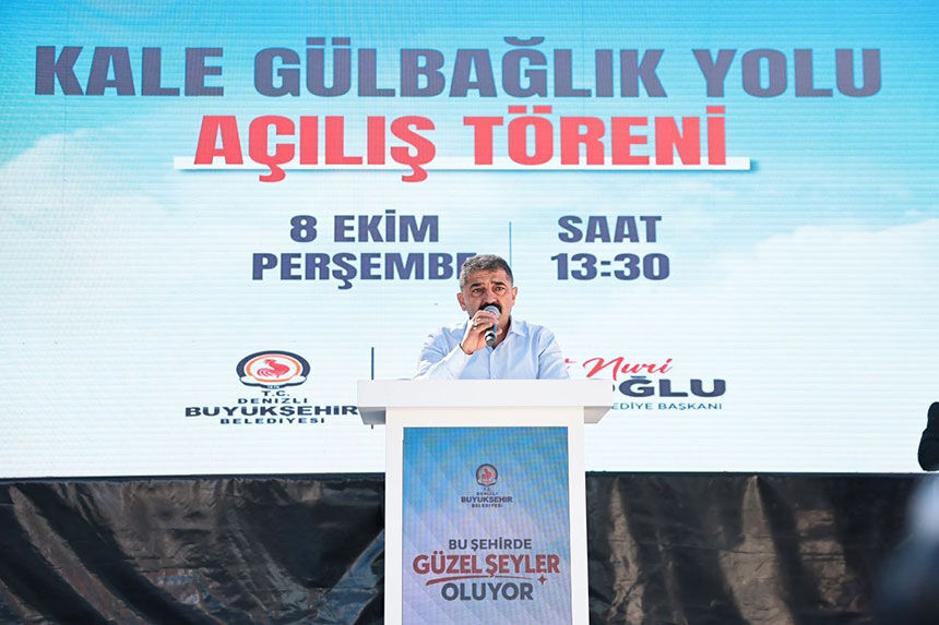Kalede 14 Kilometrelik Cile Bitti Baskan Cavusoglu Gulbaglik Yolunu Torenle Acti